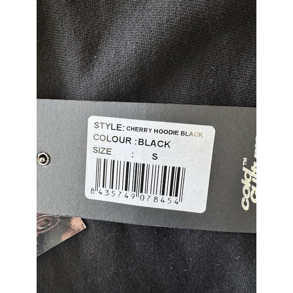 Cold Culture CHERRY HOODIE BLACK Small NWT - Picture 3 of 3